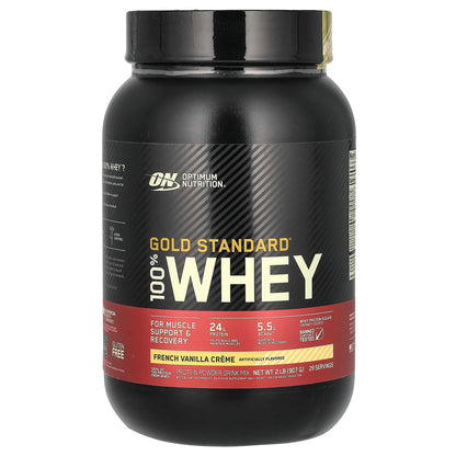 Optimum Nutrition, Gold Standard® 100% Whey, French Vanilla Creme, 2 lb (907 g)