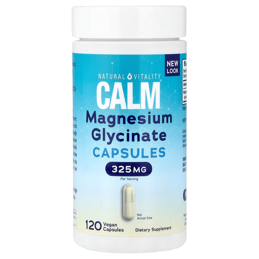 Natural Vitality, CALM®, Magnesium Glycinate, 120 Vegan Capsules (108 mg per Capsule)