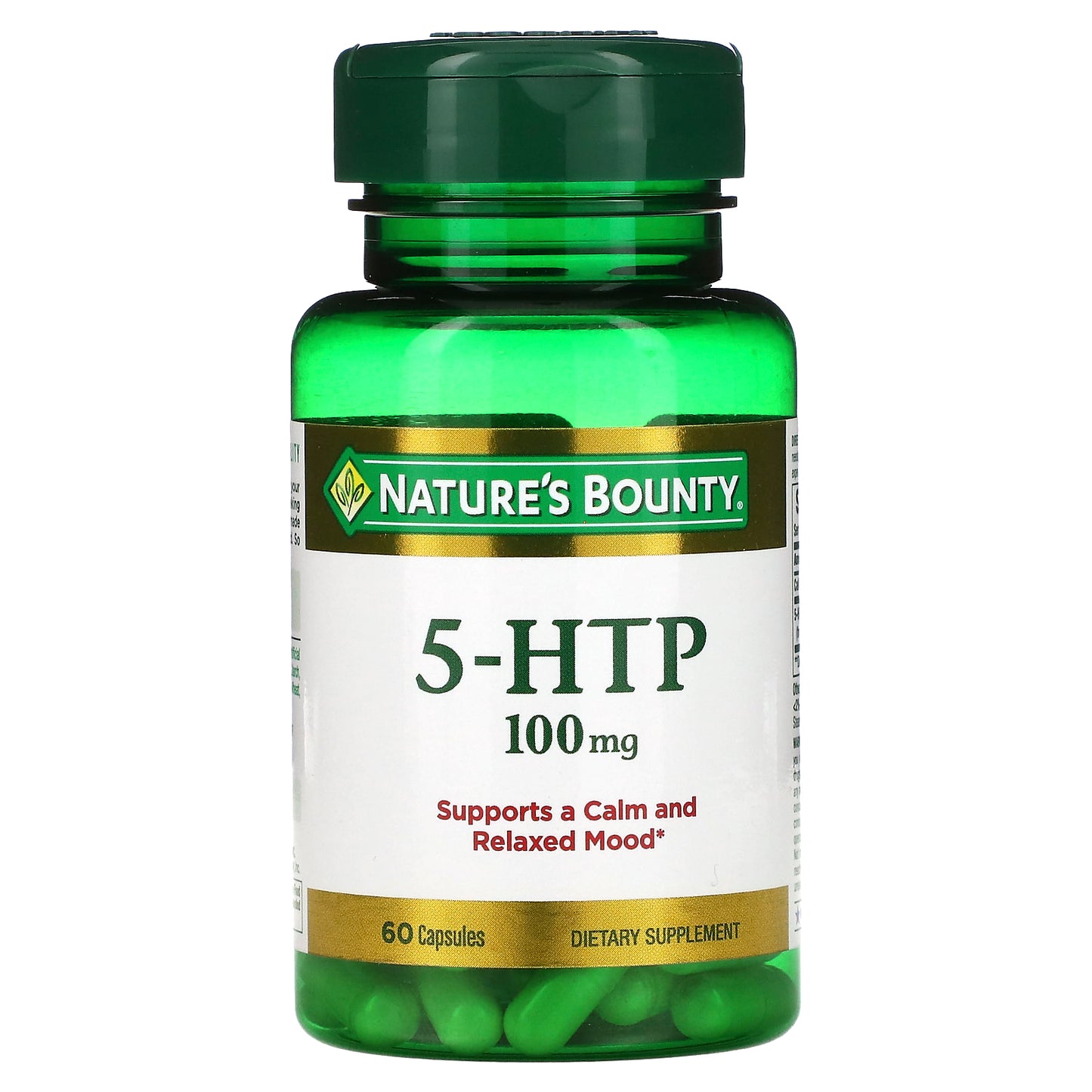 Nature's Bounty, 5-HTP, 100 mg, 60 Capsules