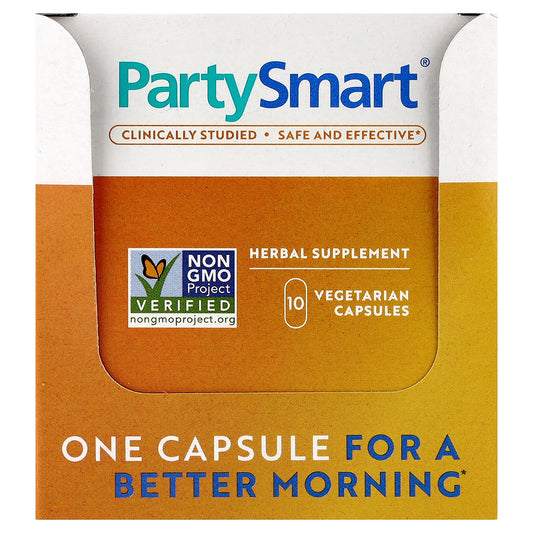 Himalaya, PartySmart®, 10 Packets, 1 Vegetarian Capsule Each