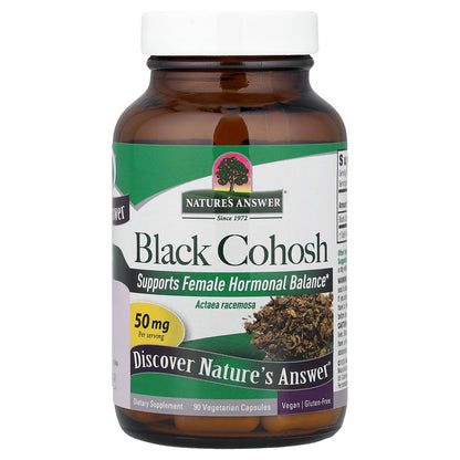 Nature's Answer, Black Cohosh, Full Spectrum Herb, 50 mg, 90 Vegetarian Capsules