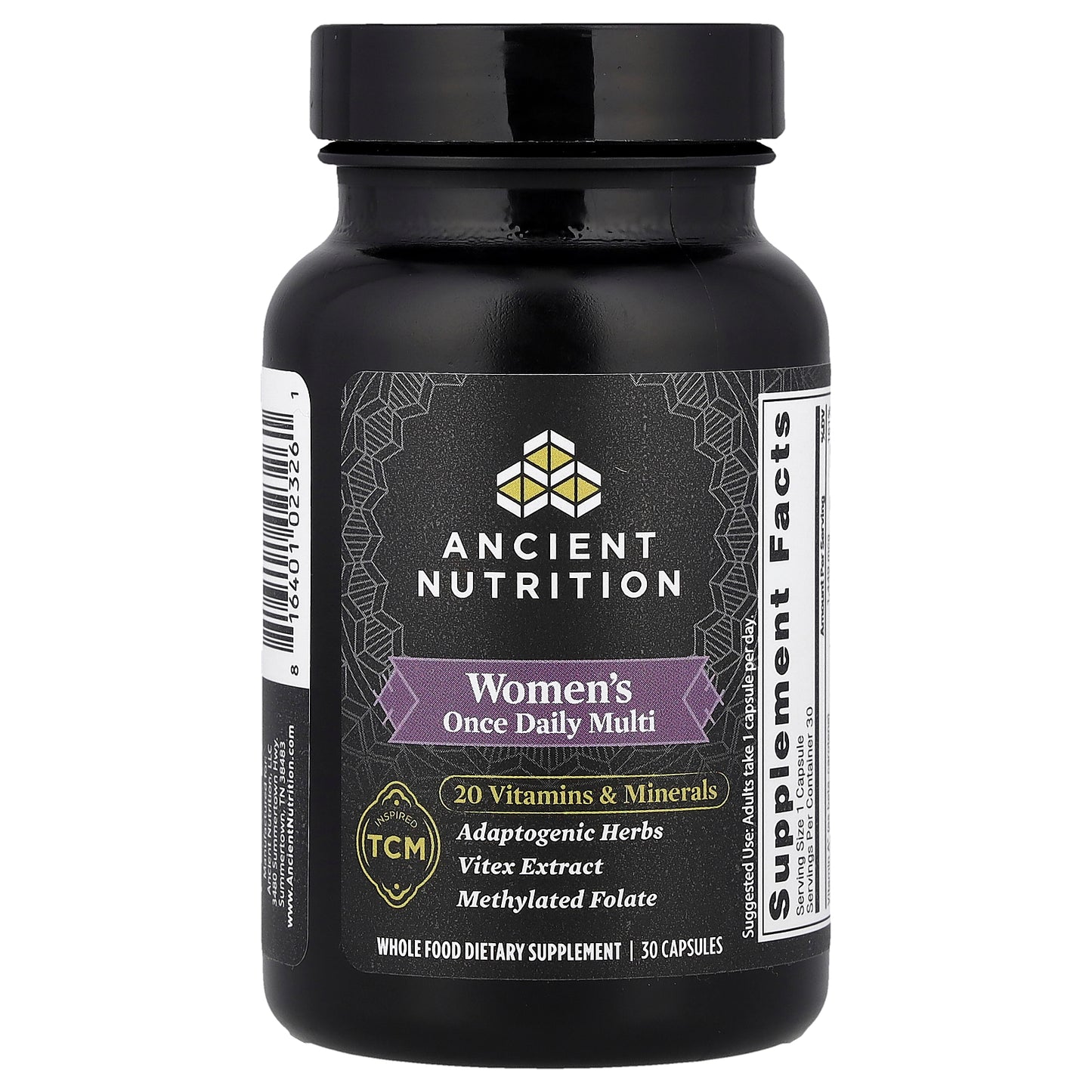 Ancient Nutrition, Women's Once Daily Multi, 30 Capsules