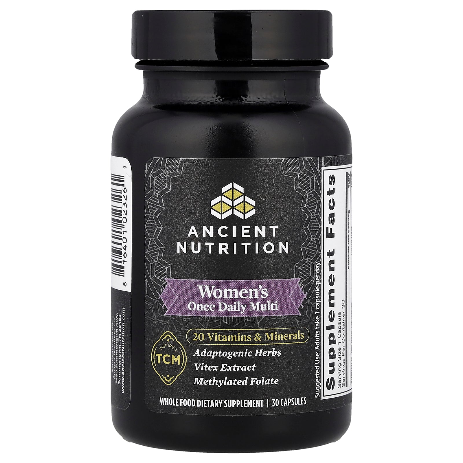 Ancient Nutrition, Women's Once Daily Multi, 30 Capsules