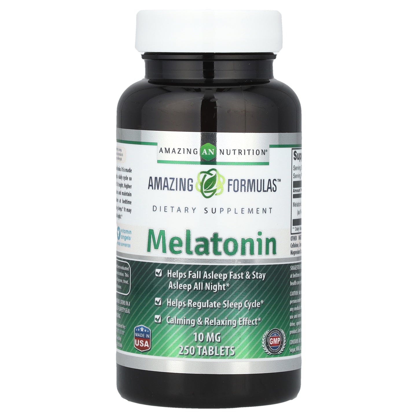 Amazing Nutrition, Melatonin, 10 mg, 250 Tablets