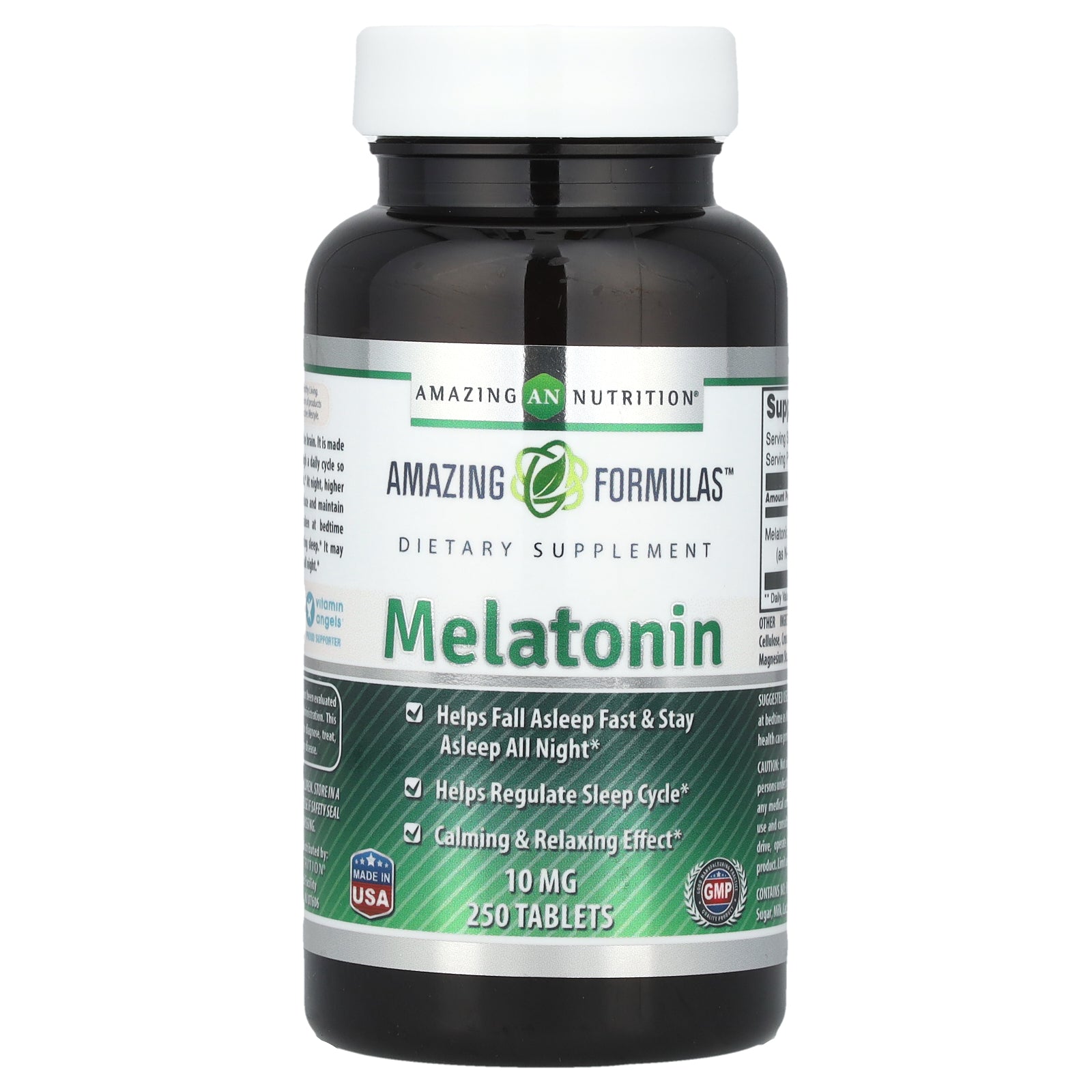 Amazing Nutrition, Melatonin, 10 mg, 250 Tablets