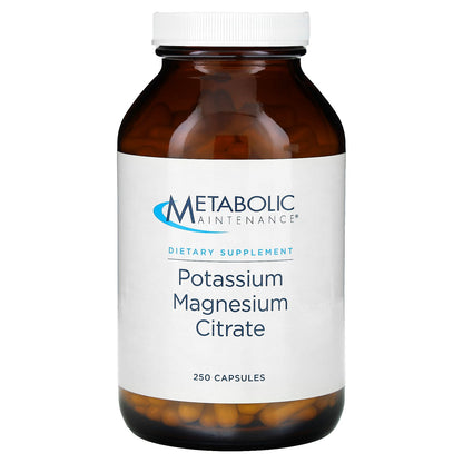 Metabolic Maintenance, Potassium Magnesium Citrate, 250 Capsules