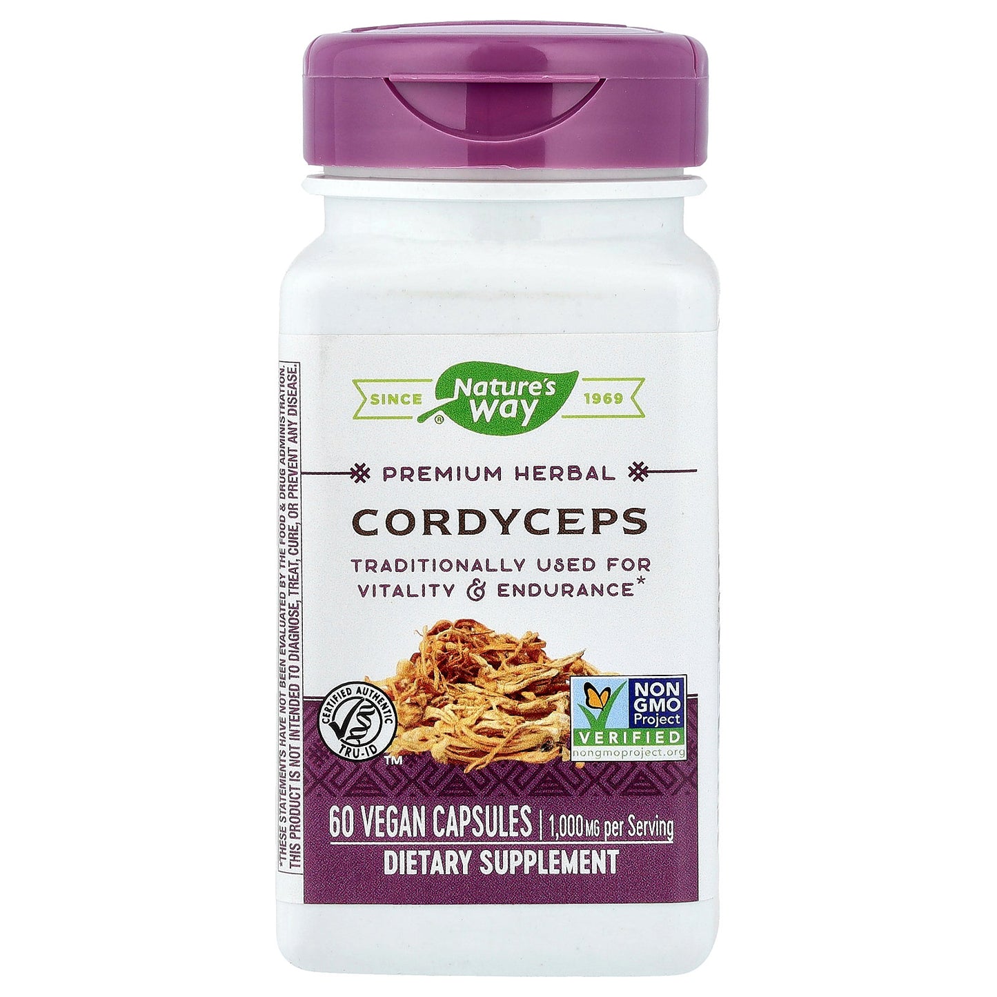 Nature's Way, Cordyceps, 60 Vegan Capsules (500 mg per Capsule)