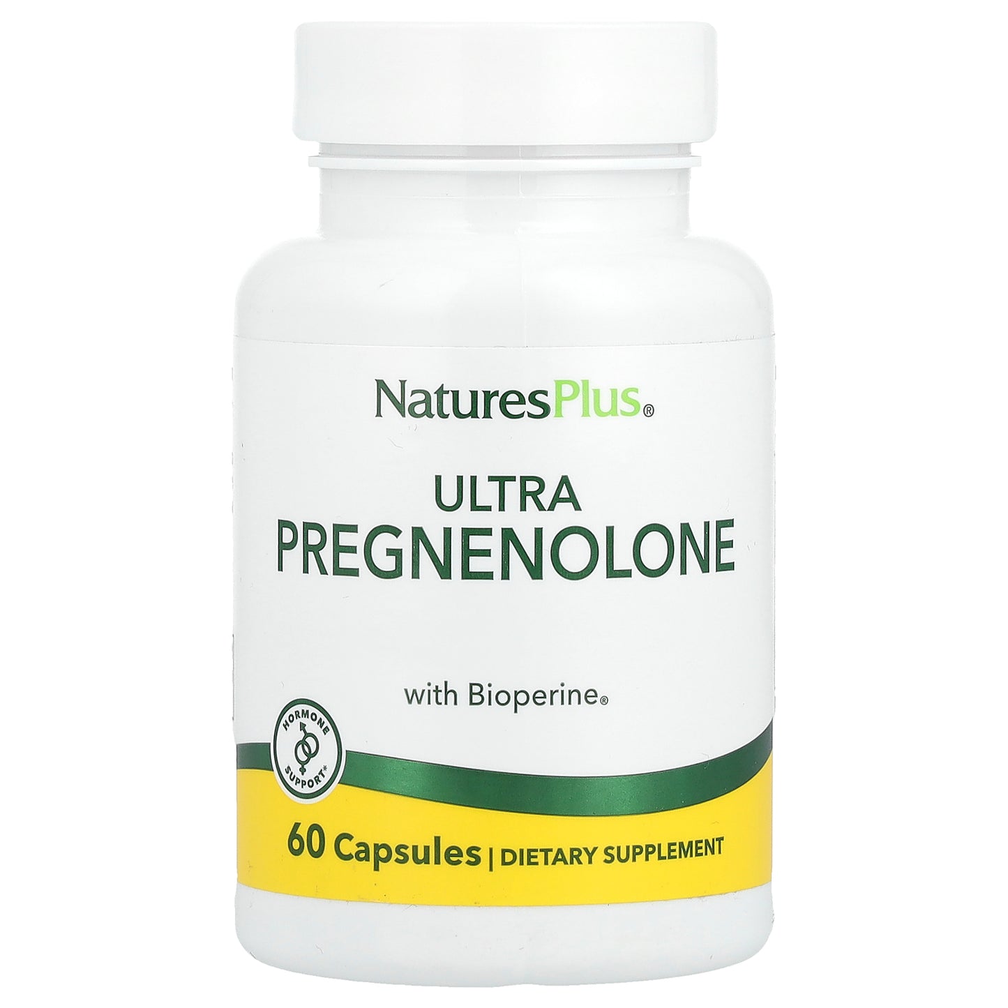 NaturesPlus, Ultra Pregnenolone with Bioperine®, 60 Capsules