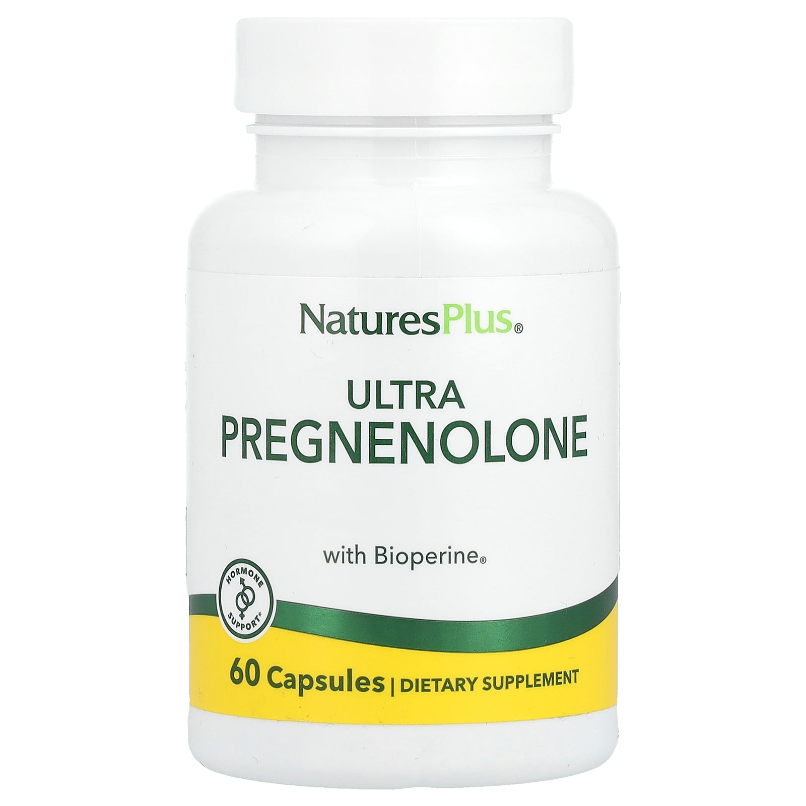 NaturesPlus, Ultra Pregnenolone with Bioperine®, 60 Capsules