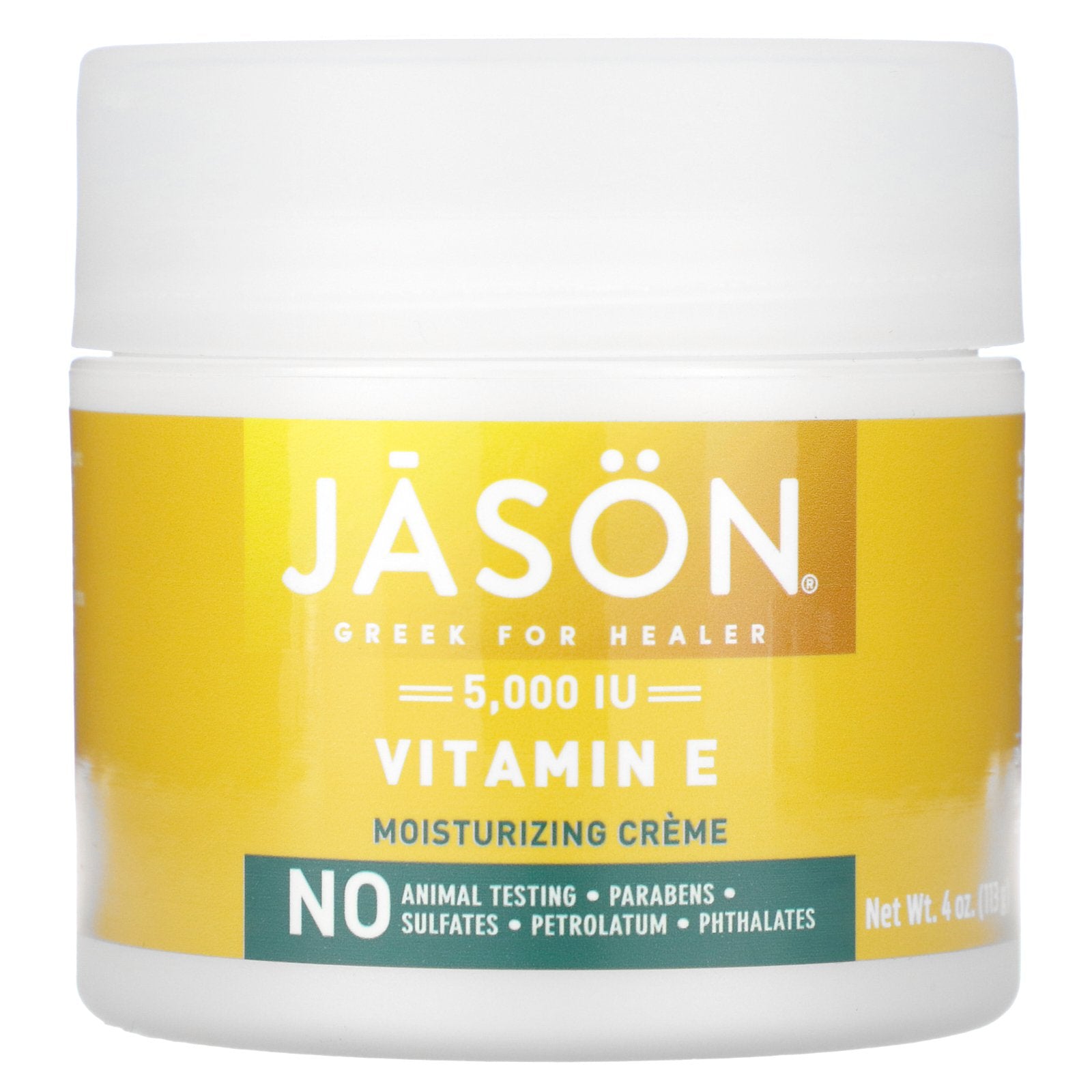 Jason Natural, Vitamin E Moisturizing Creme, 4 oz (113 g)