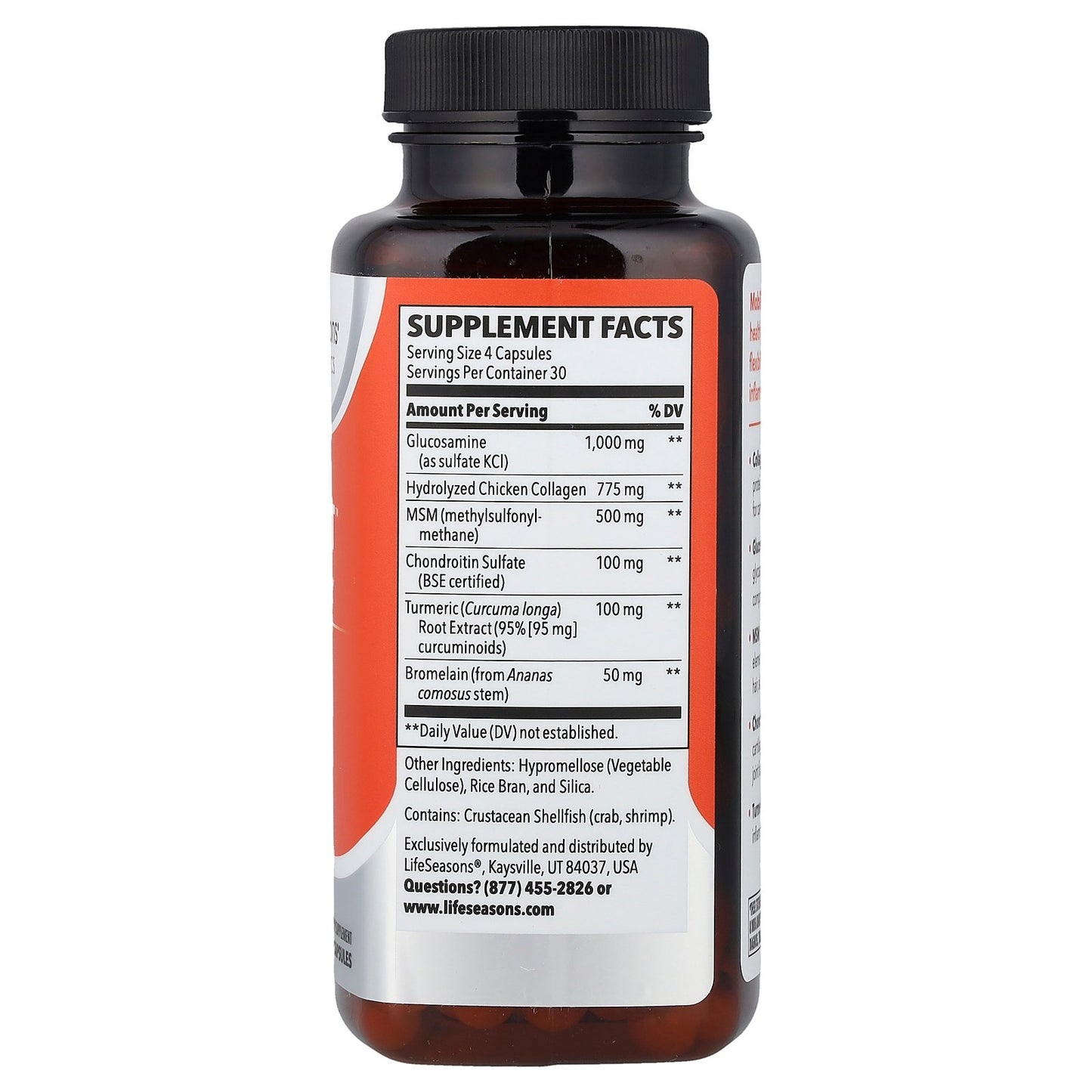 LifeSeasons, Therapeutics, Mobili-T®, Joint Support, 120 Veg Capsules