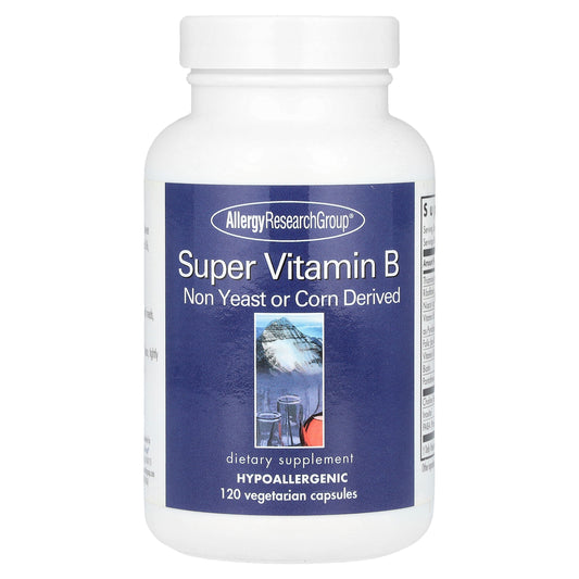 Allergy Research Group, Super Vitamin B Complex, 120 Vegetarian Capsules