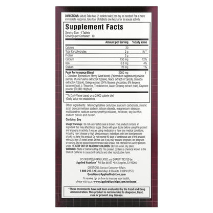 Applied Nutrition, Magnum Blood-Flow, 40 Tablets