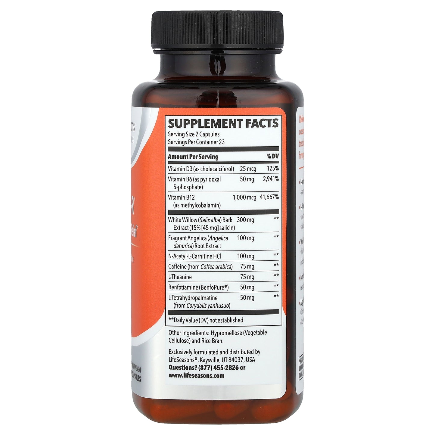 LifeSeasons, Relieve-R™, 46 Veg Capsules