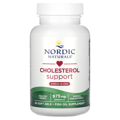 Nordic Naturals, Cholesterol Support, Omega Blend, 60 Soft Gels