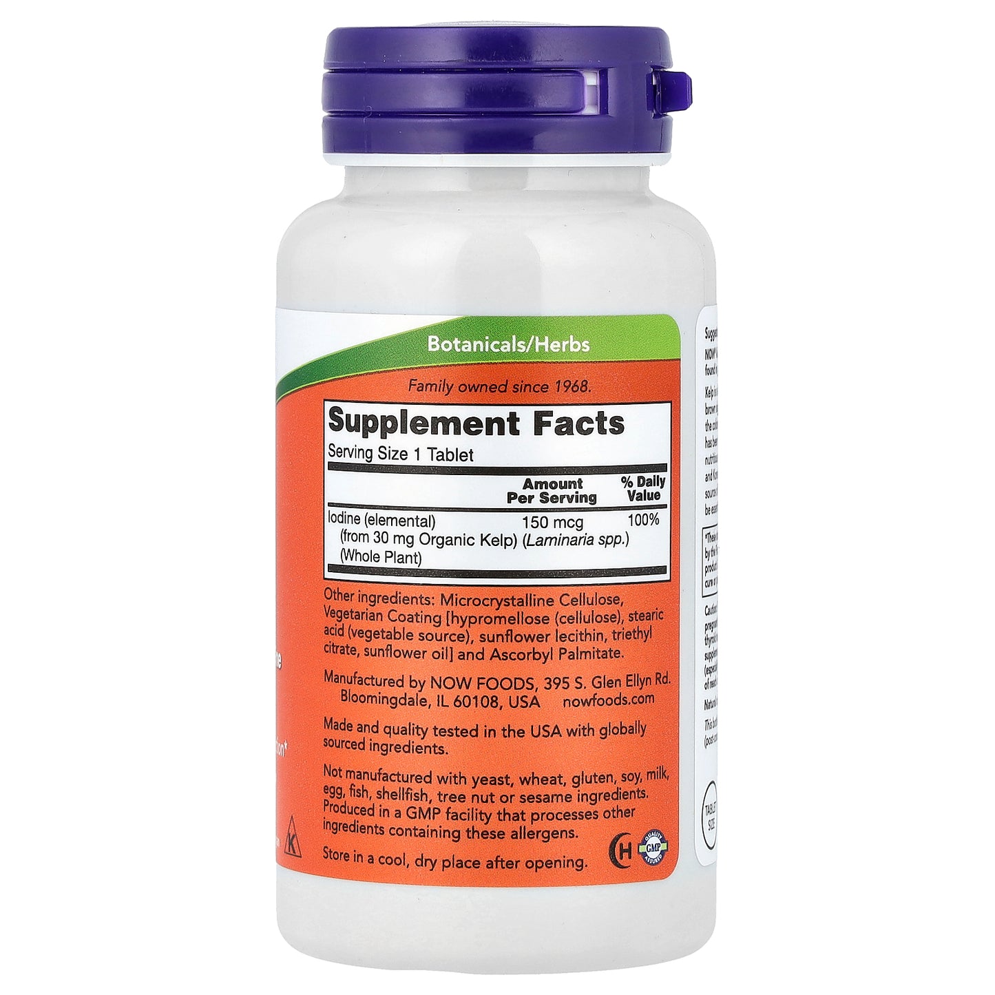 NOW Foods, Kelp, 150 mcg, 200 Tablets