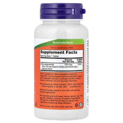 NOW Foods, Kelp, 150 mcg, 200 Tablets