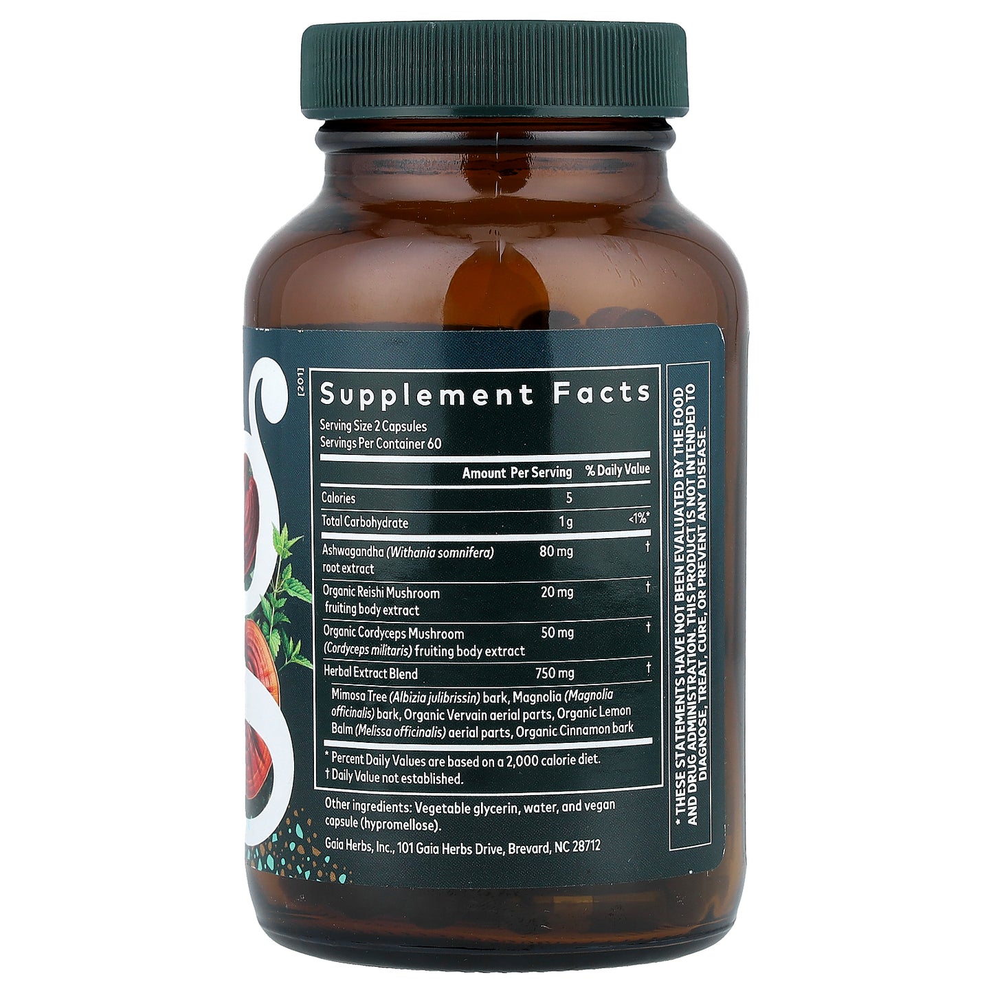 Gaia Herbs, Adrenal Health®, Nightly Restore, 120 Liquid Phyto-Caps®