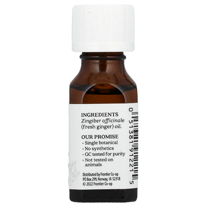 Aura Cacia, Pure Essential Oil, Fresh Ginger, 0.5 fl oz (15 ml)