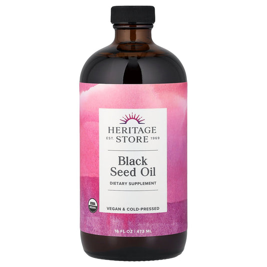 Heritage Store, Black Seed Oil, 16 fl oz (473 ml)