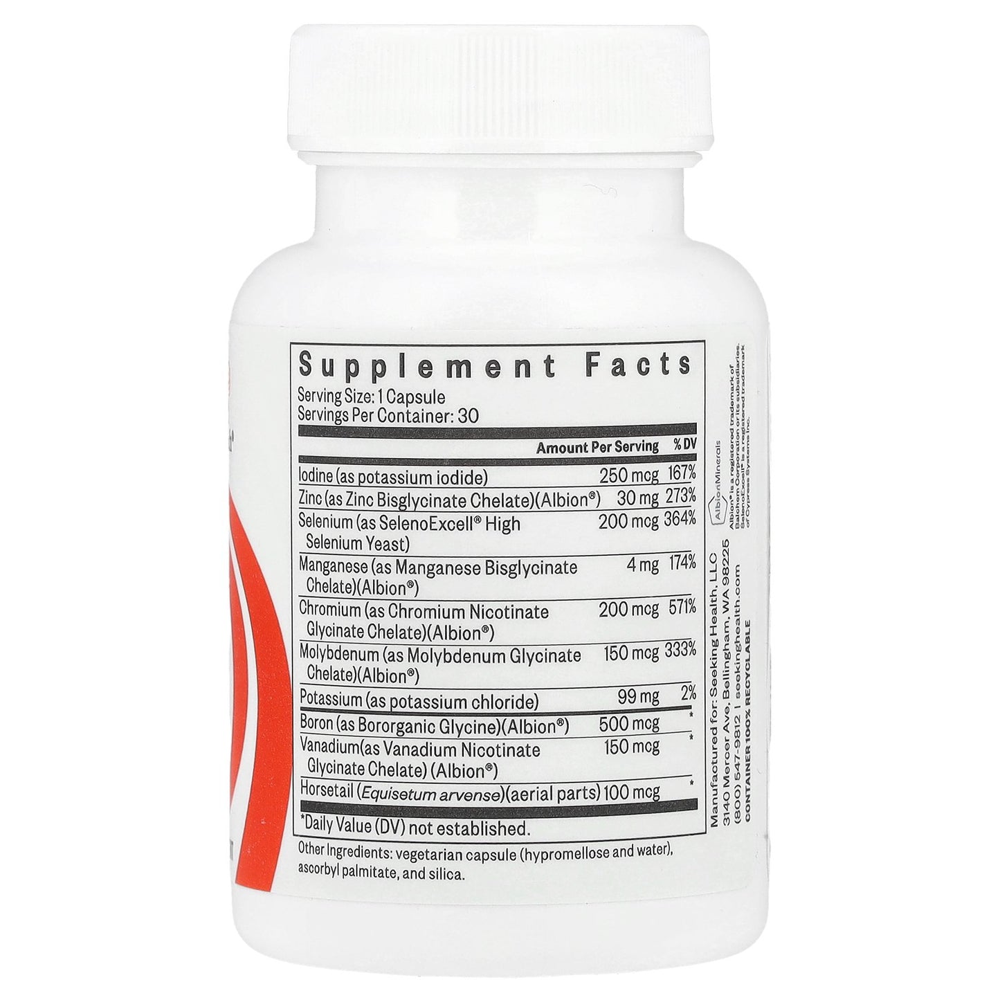 Seeking Health, Trace Minerals Complex II, 30 Capsules