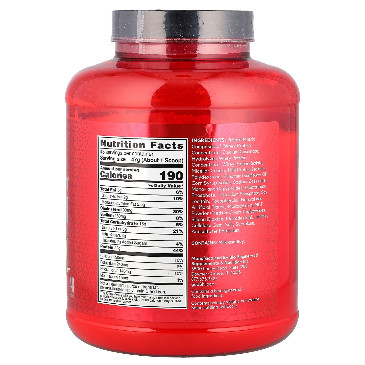 BSN, Syntha-6®, Ultra Premium Protein Matrix, Vanilla Ice Cream, 5 lb (2.27 kg)