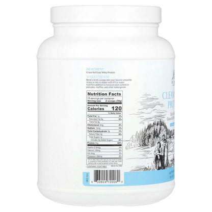 Mt. Capra, Clean Whey Protein, Unsweetened, 16 oz (453 g)