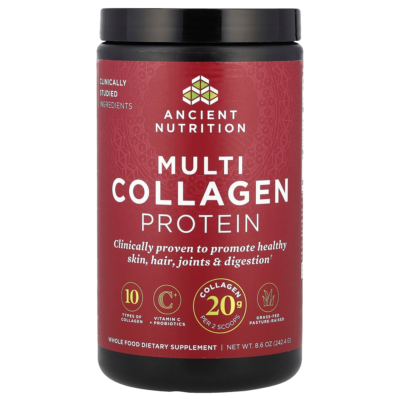 Ancient Nutrition, Multi Collagen Protein, 8.6 oz (242.4 g)