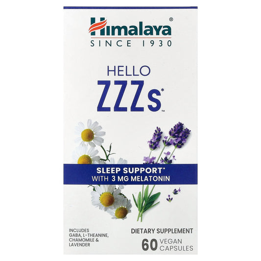 Himalaya, Hello ZZZs™, 60 Vegan Capsules