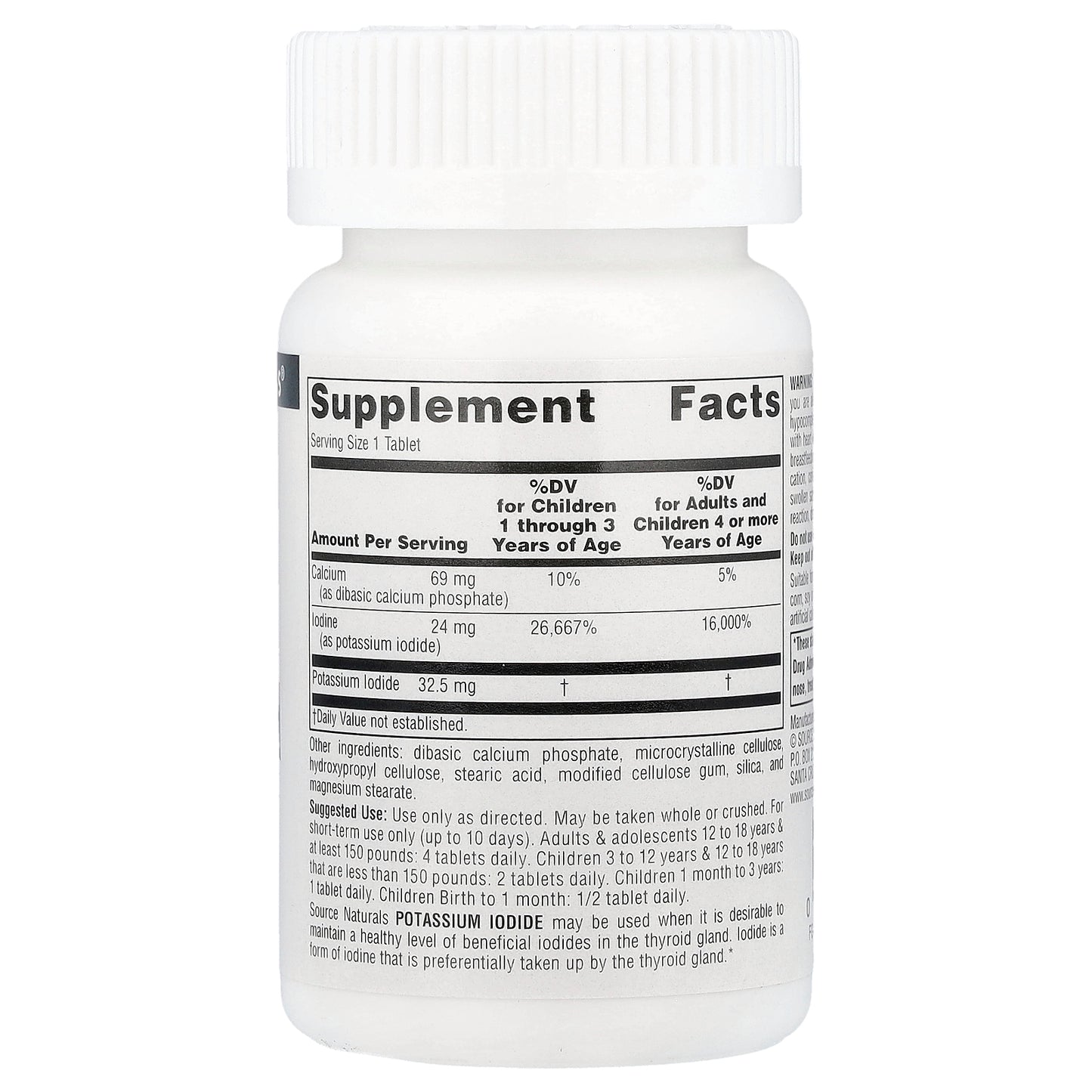 Source Naturals, Potassium Iodide, 120 Tablets