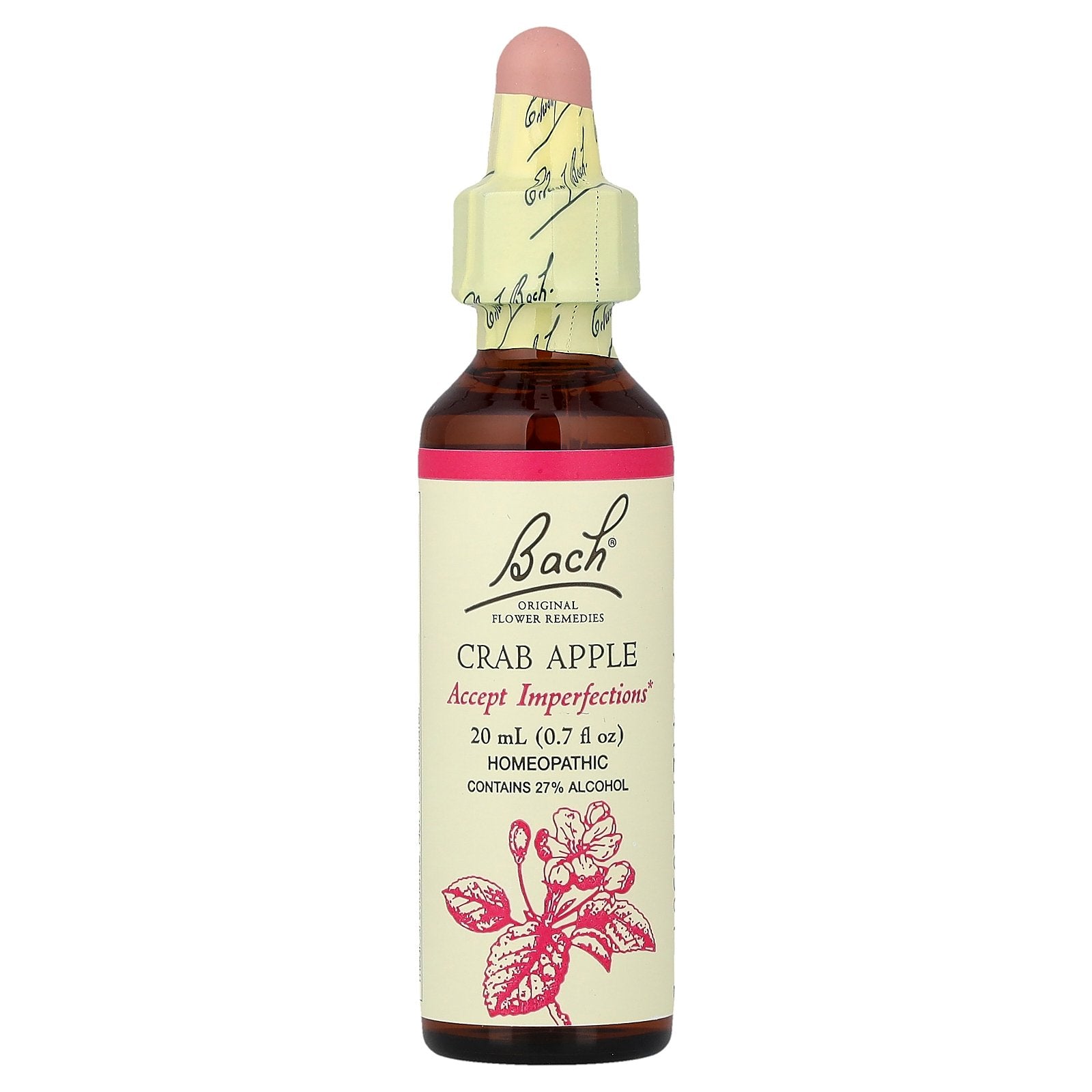 Bach, Original Flower Remedies, Crab Apple, 0.7 fl oz (20 ml)