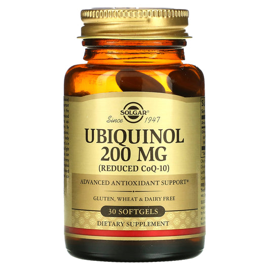 Solgar, Ubiquinol (Reduced CoQ10), 200 mg, 30 Softgels