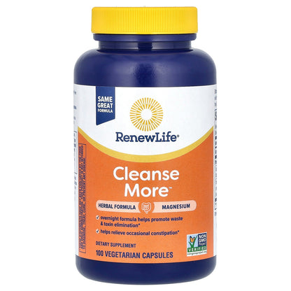 Renew Life, Cleanse More, 100 Vegetarian Capsules