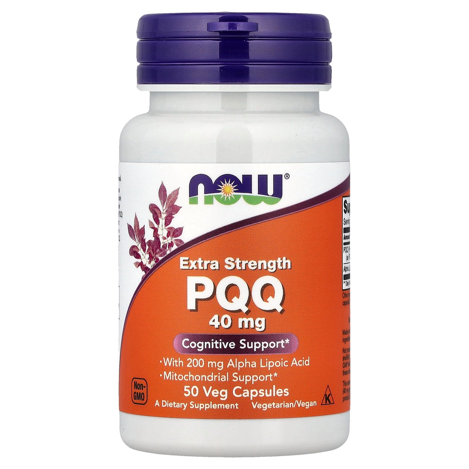 NOW Foods, PQQ With Alpha Lipoic Acid, 50 Veg Capsules