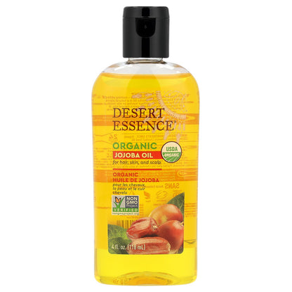 Desert Essence, Organic Jojoba Oil, 4 fl oz (118 ml)