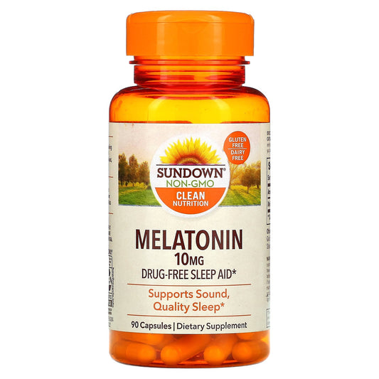 Sundown Naturals, Melatonin, 10 mg, 90 Capsules