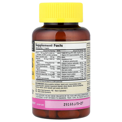 Mason Natural, Women's Daily Multi Formula, 90 Caplets