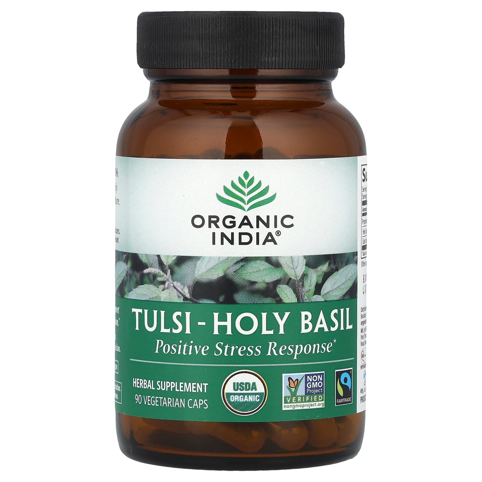 Organic India, Tulsi-Holy Basil, 90 Vegetarian Caps