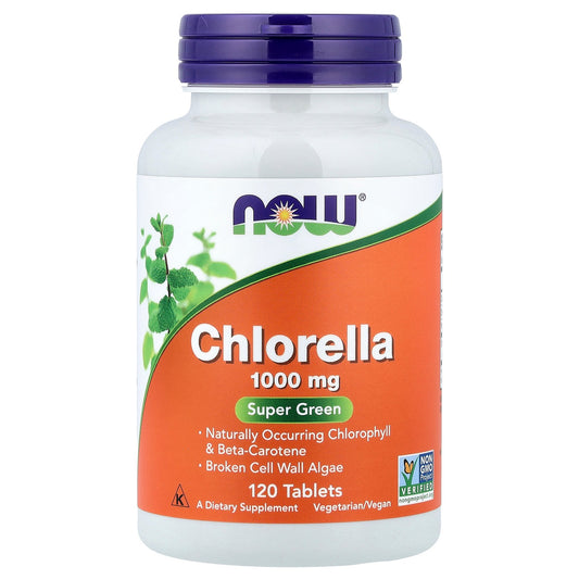 NOW Foods, Chlorella, 120 Tablets (1 g per Tablet)
