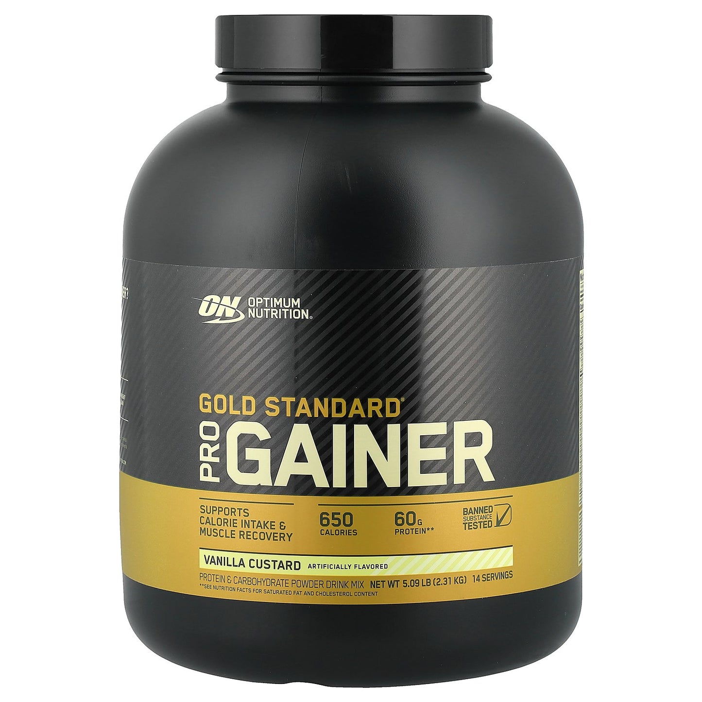 Optimum Nutrition, Gold Standard® Pro Gainer, Vanilla Custard, 5.09 lb (2.31 kg)