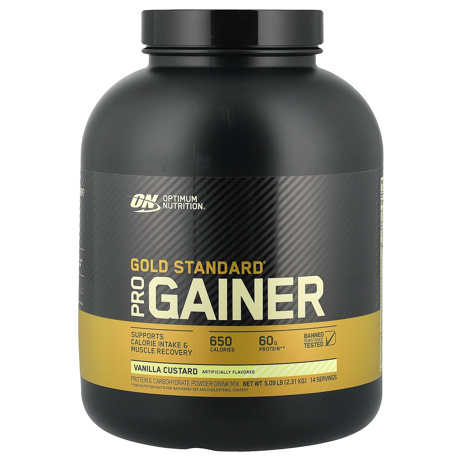 Optimum Nutrition, Gold Standard® Pro Gainer, Vanilla Custard, 5.09 lb (2.31 kg)