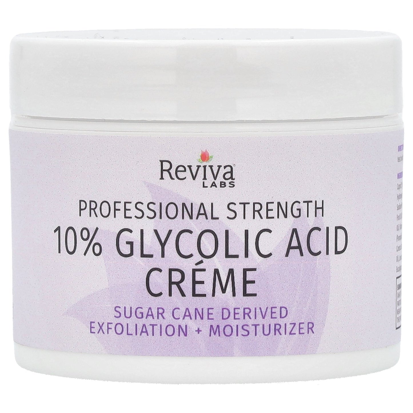 Reviva Labs, 10% Glycolic Acid Cream, 2 oz (55 g)