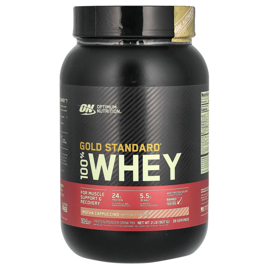 Optimum Nutrition, Gold Standard® 100% Whey, Mocha Cappuccino, 2 lb (907 g)