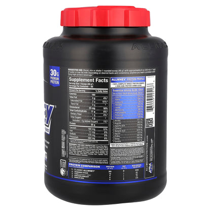 ALLMAX, CLASSIC ALLWHEY®, 100% Whey Protein Source, Chocolate, 5 lbs (2.27 kg)