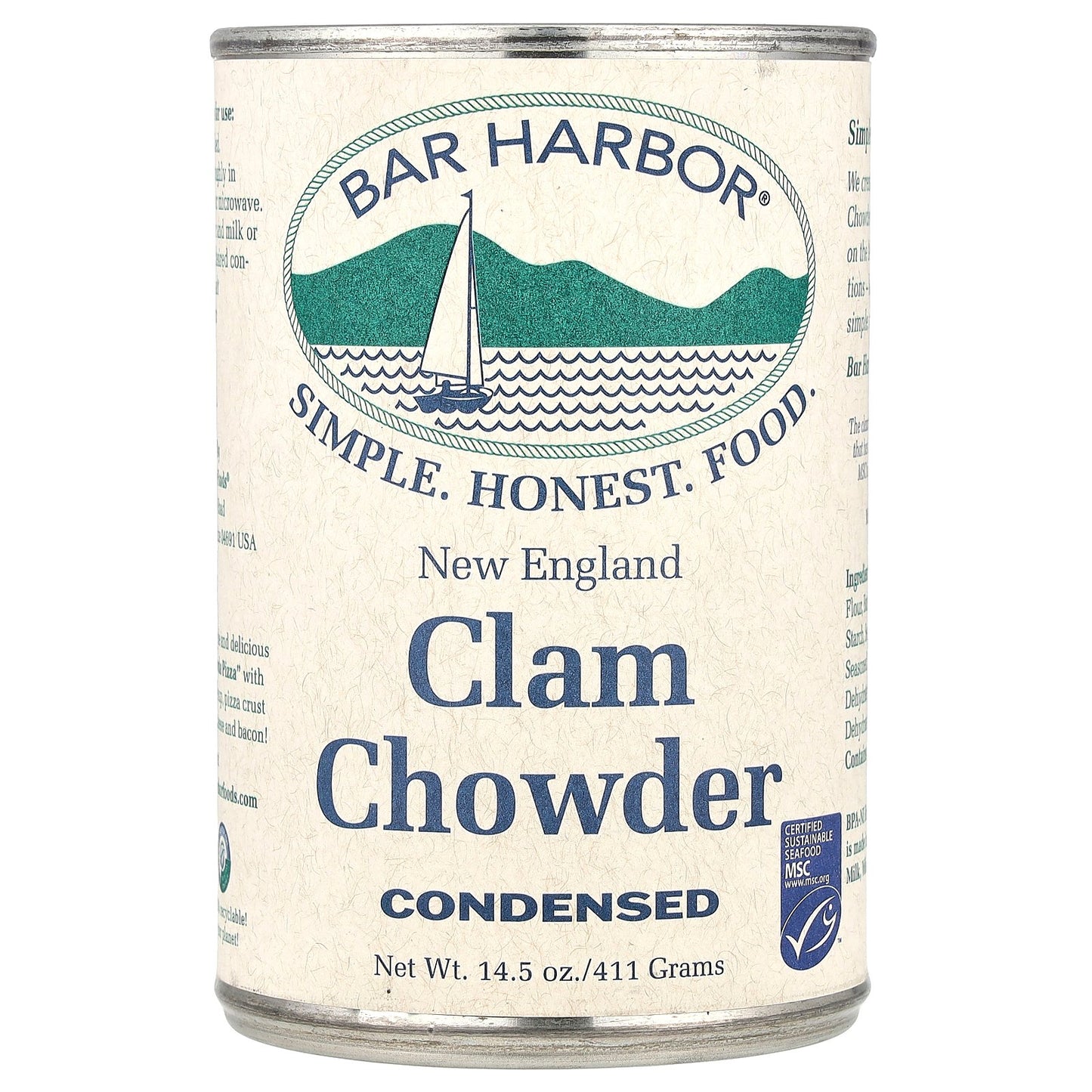 Bar Harbor, New England Clam Chowder, Condensed, 14.5 oz (411 g)