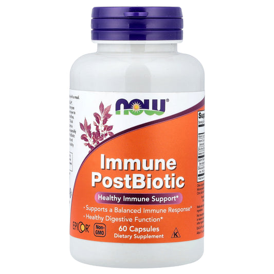 NOW Foods, Immune PostBiotic, 60 Capsules