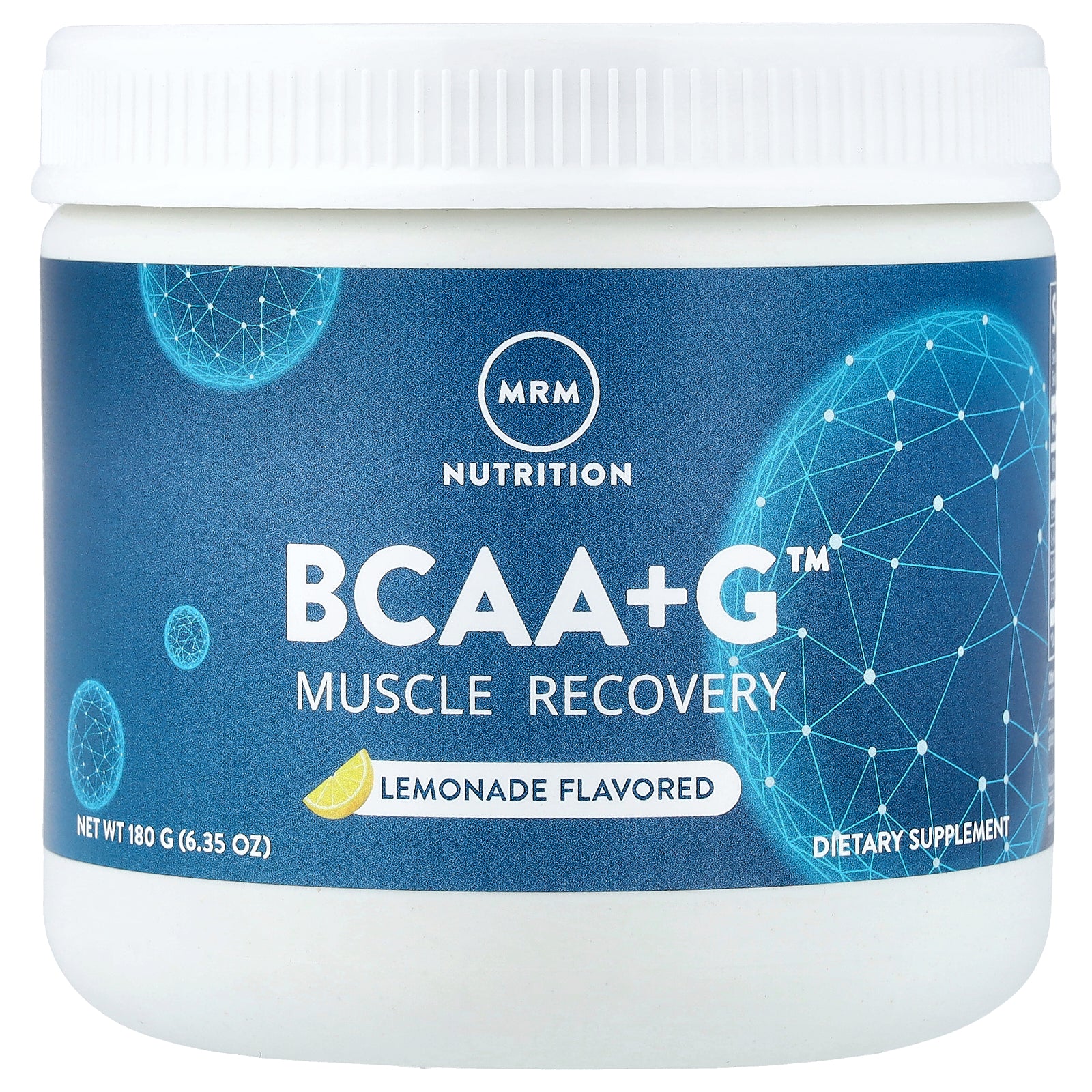 MRM Nutrition, BCAA+G™, Muscle Recovery, Lemonade, 6.35 oz (180 g)