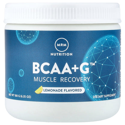 MRM Nutrition, BCAA+G™, Muscle Recovery, Lemonade, 6.35 oz (180 g)