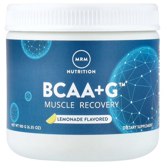 MRM Nutrition, BCAA+G™, Muscle Recovery, Lemonade, 6.35 oz (180 g)