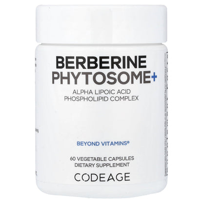 Codeage, Berberine Phytosome+, 60 Vegetable Capsules
